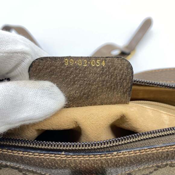 GUCCI Old Gucci 89 02 Shoulder Bag GG Supreme Sherry Line Beige Brown Women's... - Picture 11 of 11